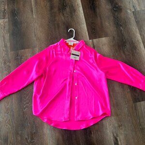 Gretchen Scott Long Sleeve Button Down Top